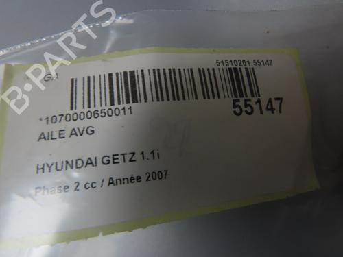 Left front fenders HYUNDAI GETZ (TB) 1.1 | BP28968359C41 
