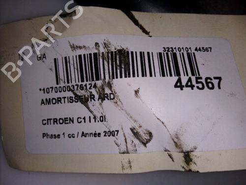 Used Right rear shock absorber CITROËN C1 (PM_, PN_) 1.0 (68 hp) 11100216