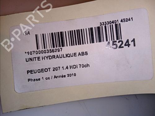 Used ABS pump PEUGEOT 207 (WA_, WC_) 1.4 HDi (68 hp) 11100349