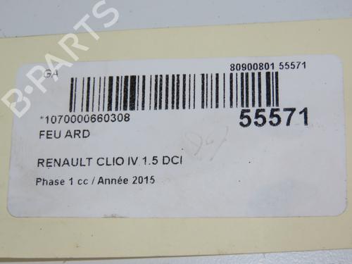 Used Right taillight RENAULT CLIO IV (BH_) 1.5 dCi 90 (90 hp) 31151678