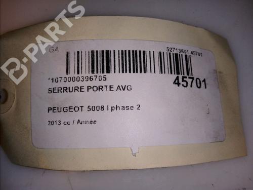 Front left lock PEUGEOT 5008 (0U_, 0E_) 1.6 HDi | BP11126087C98 