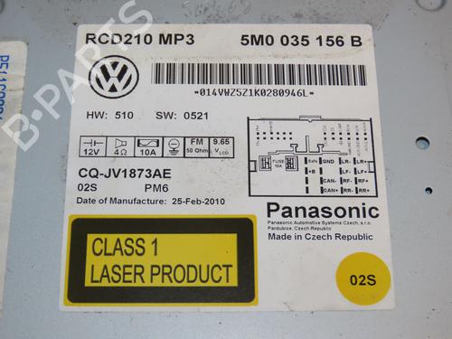 Radio VW POLO V (6R1, 6C1) 1.6 TDI | BP28830553E6 
