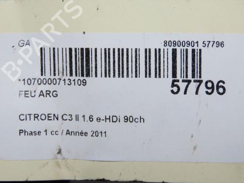 Left taillight CITROËN C3 II (SC_) 1.6 HDi | BP33860745C34  - Image 5