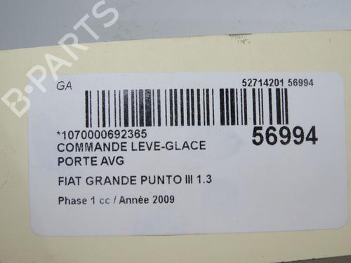 Left front window switch FIAT PUNTO EVO (199_) 1.3 D Multijet | BP33860686I27 - Image 5