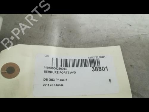 Used Front right lock DS DS 3 (SA_) 1.2 THP 110 / PureTech 110 (SAHNPS, SAHNZ6, SAHNZT) (110 hp) 9607102