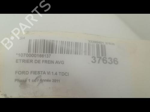 Used Left front brake caliper FORD FIESTA VI (CB1, CCN) 1.4 TDCi (70 hp) 14878204