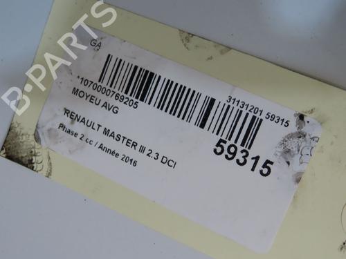 Used Right front steering knuckle Right front steering knuckle RENAULT MASTER III Van (FV) 2.3 dCi 130 FWD (FV0M, FV0Y, FV0J, FV02, FV03) (130 hp) 36345240 36345240
