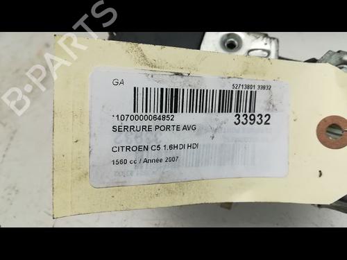 Front left lock CITROËN C5 II (RC_) 1.6 HDi (RC8HZB) | BP9595346C98