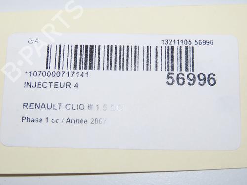 injector-renault-clio-iii-br01-cr01-2005-2006-2007-2008-2009-2010-2011-2012-2013-2014-32277405 main image