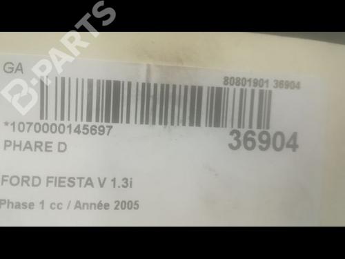 Right headlight FORD FIESTA V (JH_, JD_) 1.3 | BP9603400C29 