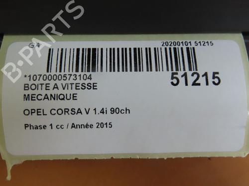 Used Gearbox OPEL CORSA E (X15) 1.4 (08, 68) (90 hp) 23124928