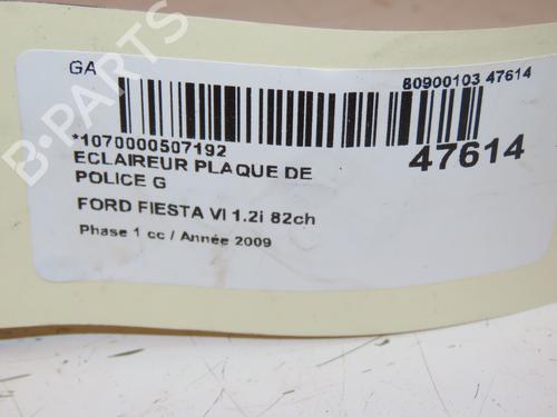 Licence plate light FORD FIESTA VI (CB1, CCN) 1.25 | BP23177830I40