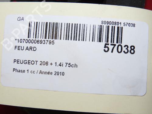 right-taillight-peugeot-206-2l_-2m_-2009-2010-2011-2012-2013-32129708 main image