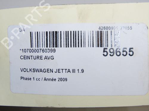 Front left seatbelt VW JETTA III (1K2) 1.9 TDI | BP37163337I26 - Image 5