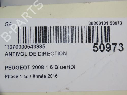 Used Ignition barrel PEUGEOT 2008 I (CU_) 1.6 BlueHDi 100 (100 hp) 18859306