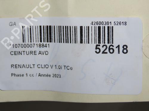 Front right seatbelt RENAULT CLIO V (B7_) 1.0 TCe 90 (B7MT) | BP36246659I25 - Image 6