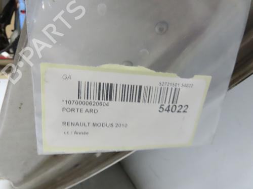 Right rear door RENAULT MODUS / GRAND MODUS (F/JP0_) 1.5 dCi (FP0F, JP0F) | BP28831875C5 