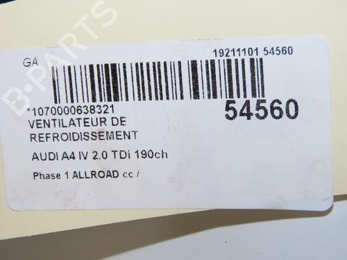 Used Radiator fan Radiator fan AUDI A4 B9 (8W2, 8WC) 2.0 TDI (190 hp) 31284218 31284218