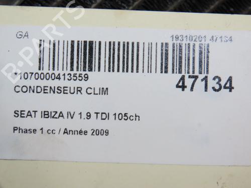 Used Heater matrix SEAT IBIZA IV (6J5, 6P1) 1.9 TDI (105 hp) 18837213