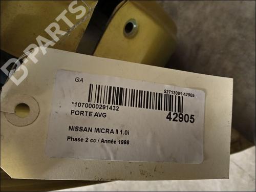 Left front door NISSAN MICRA II (K11) 1.0 i 16V (K11) | BP9615642C2 