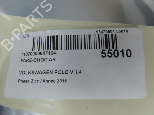 rear-bumper-vw-polo-v-6r1-6c1-2009-2010-2011-2012-2013-2014-2015-2016-2017-2018-2019-2020-2021-2022-31121012 main image