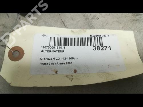 Alternator CITROËN C3 I (FC_, FN_) 1.6 16V | BP9609547M7 