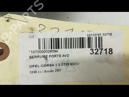 Front right lock OPEL CORSA D (S07) 1.2 (L08, L68) | BP23176365C97 