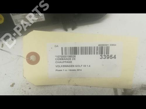 Climate control VW GOLF VII (5G1, BQ1, BE1, BE2) 1.4 TSI | BP9601040I5 