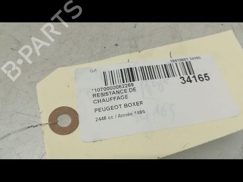 Used Heater resistor PEUGEOT BOXER Bus (230P) 2.5 D (86 hp) 11677079