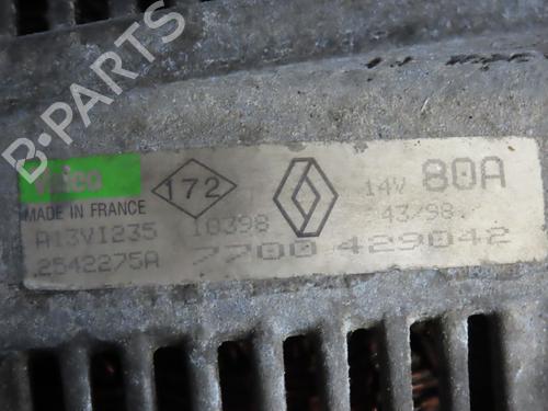 Generator RENAULT CLIO II (BB_, CB_) 1.6 (B/CB0D, BB00) (90 hp) 29294137
