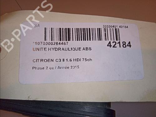 Used ABS pump CITROËN C3 II (SC_) 1.6 BlueHDi 75 (75 hp) 11418114