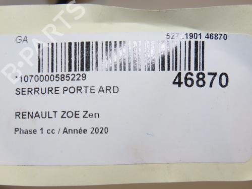 Rear right lock RENAULT ZOE (BFM_) ZOE (BFMC, BFMD) | BP28831928C99 