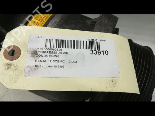Used AC compressor RENAULT SCÉNIC I MPV (JA0/1_, FA0_) 1.9 dCi (JA05, JA1F) (102 hp) 9595951