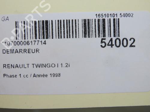 Motor arranque RENAULT TWINGO I (C06_) 1.2 (C066, C068) (58 hp) 31179678