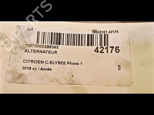 Generator CITROËN C-ELYSEE (DD_) 1.2 VTi 82 (82 hp) 9615368