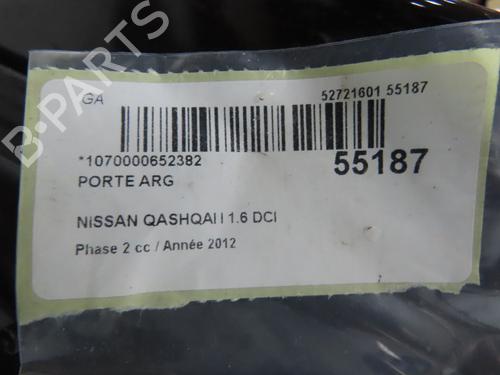 Dør venstre bagtil NISSAN QASHQAI I (J10, NJ10) 1.6 dCi All-wheel Drive (130 hp) 31120946