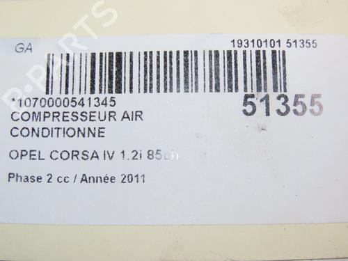 AC compressor OPEL CORSA D (S07) 1.2 (L08, L68) | BP28829239M34 - Image 4