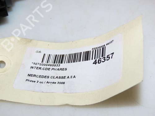 Used Headlight switch MERCEDES-BENZ A-CLASS (W169) A 180 CDI (169.007, 169.307) (109 hp) 16040001