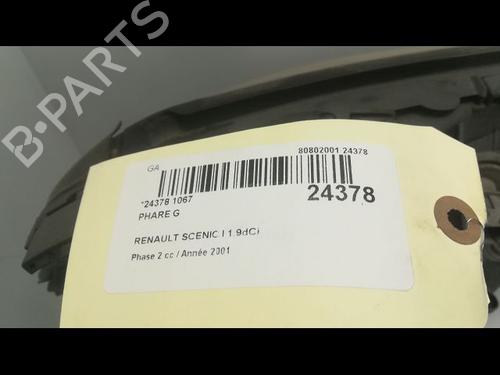 Left headlight RENAULT SCÉNIC I MPV (JA0/1_, FA0_) 1.9 dCi RX4 | BP23177695C28 