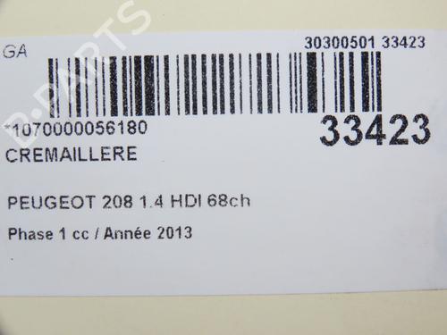 Styregear/Snekke PEUGEOT 208 I (CA_, CC_) 1.4 HDi | BP20494054M22