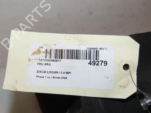 Used Left taillight Left taillight DACIA LOGAN (LS_) 1.4 (LS0A, LS0C, LS0E, LS0G) (75 hp) 34201732 34201732