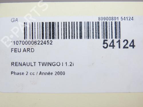 Høyre baklys RENAULT TWINGO I (C06_) 1.2 (C066, C068) | BP28969590C35 
