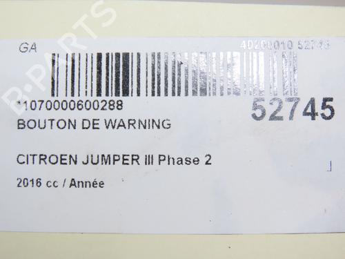 Warning switch CITROËN JUMPER II Van 2.2 HDi 150 | BP28830210I22  - Image 6