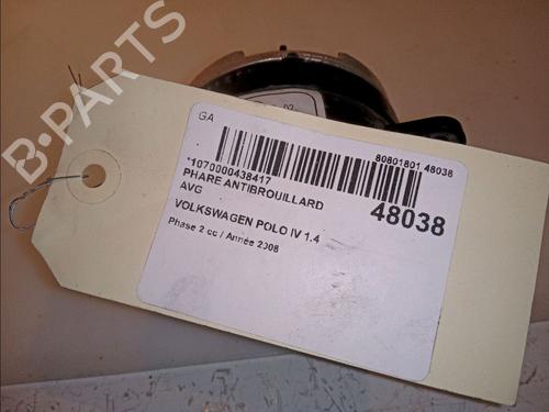 Used Left front fog light Left front fog light VW POLO IV (9N_, 9A_) 1.4 TDI (70 hp) 14951990 14951990