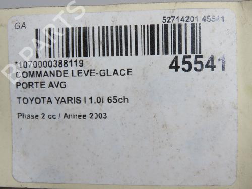 Used Left front window switch Left front window switch 14951587 14951587