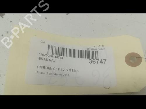 Used Left front suspension arm CITROËN C3 II (SC_) 1.2 VTi 82 (82 hp) 14875944