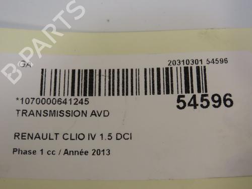Used Right front driveshaft RENAULT CLIO IV (BH_) 1.5 dCi 90 (90 hp) 29379894