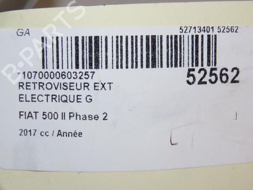 Left mirror ABARTH 500 / 595 / 695 1.4 (312.AXZ11) | BP28831454C26 - Image 5
