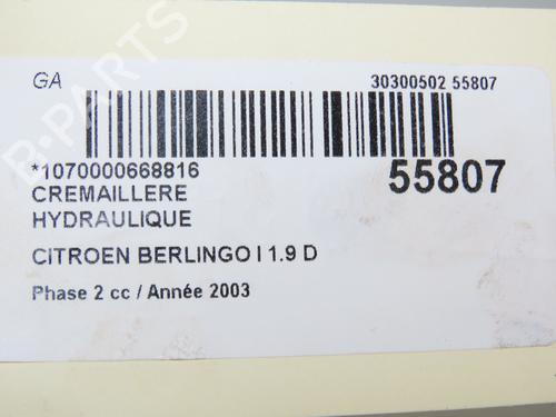 Tannstang/sevrosnekke CITROËN BERLINGO / BERLINGO FIRST MPV (MF_, GJK_, GFK_) 1.9 D (MFWJZ) (70 hp) 30188527