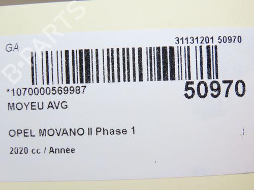 Used Right front steering knuckle OPEL MOVANO B Van (X62) 2.3 CDTI RWD (FV) (163 hp) 23144902